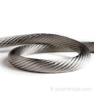 304 ROPE DE VIEUX en acier inoxydable 7x19 5,0 mm